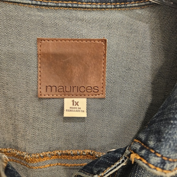 Maurices Jean Jacket Denim  Size 1X NWT - Picture 5 of 13